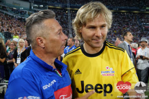 Paolo Belli Nedveed Partita del Cuore Torino 2017
