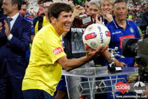 Gianni Morandi Partita del Cuore Torino 2017