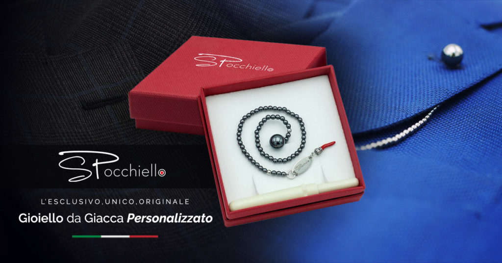 spocchiello gioiello giacca uomo